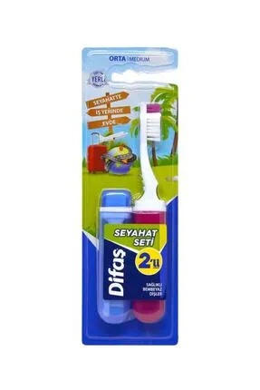 DİFAŞ POCKET 2Lİ DİŞ FIRÇASI*12*