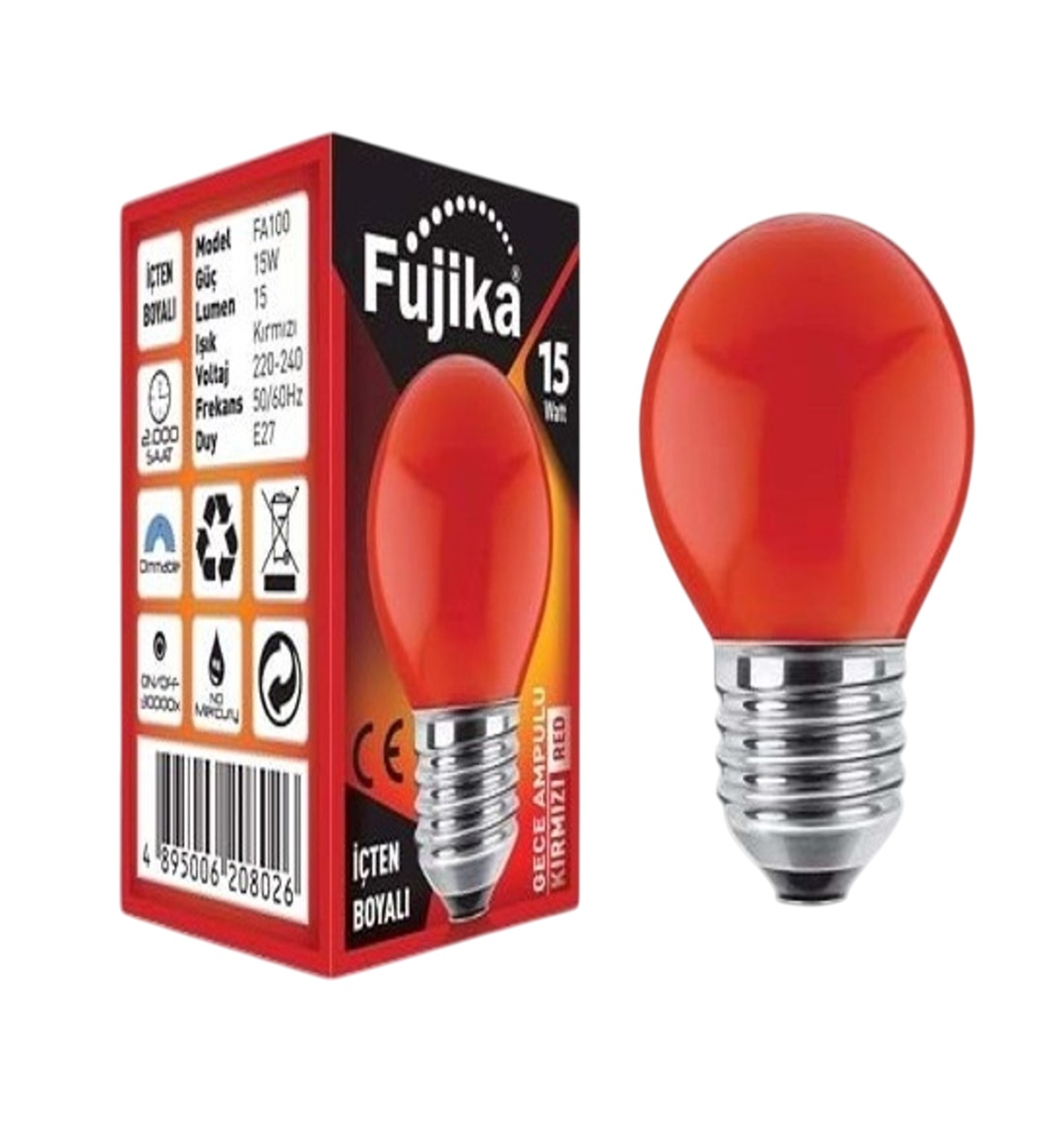 FUJİKA RENKLİ GECE AMP.15W KIR.*10*