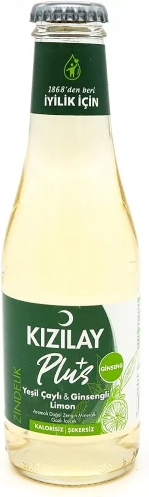 KIZILAY SODA YEŞİLÇAY-GİNSENG LİM. 200CC*(PK6-KL24)