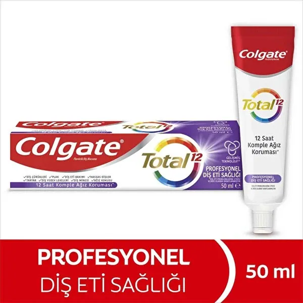 COLGATE TOTAL PRO DİŞ ETİ DİŞ.MACUNU 50ML*12*