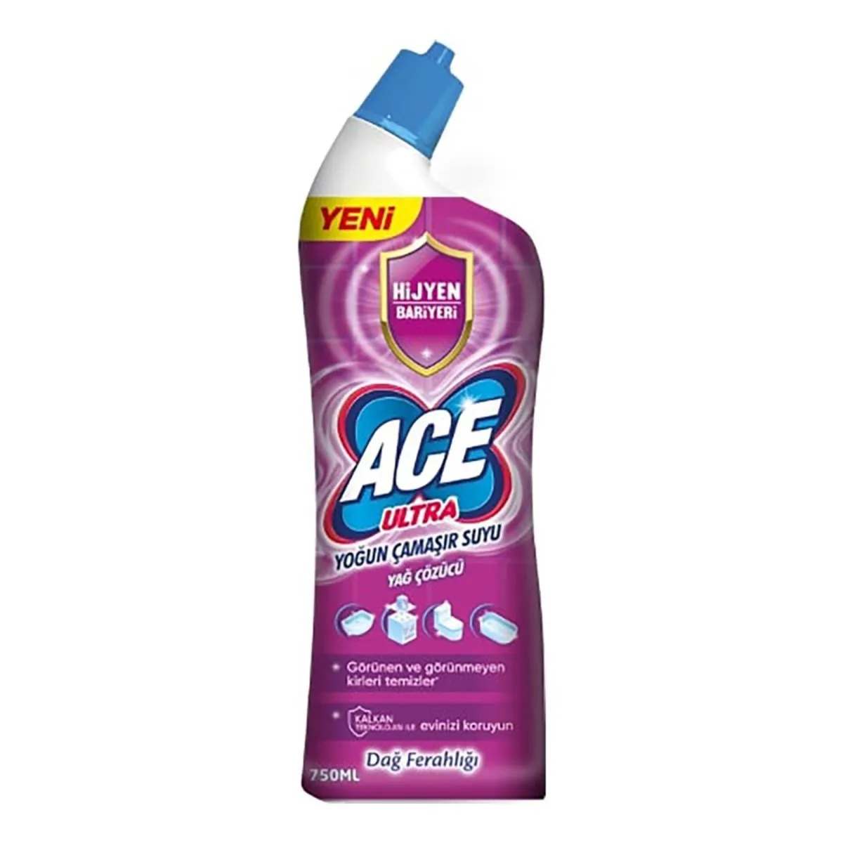 ACE ULTRA ÇAM.SUYU İÇERMEZ JEL ÇEŞİT 750ML*12*