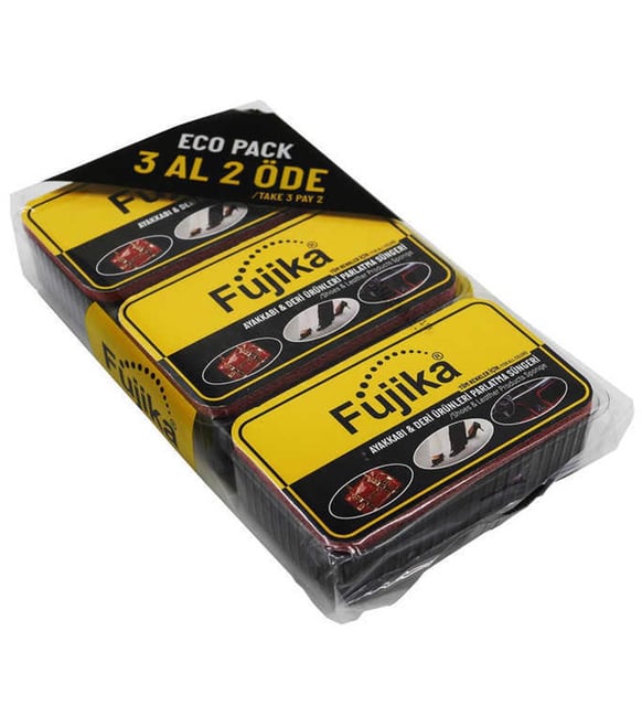 FUJİKA PARLATICI SÜNGER 3LÜ EKO*16*(KL96)(42307)