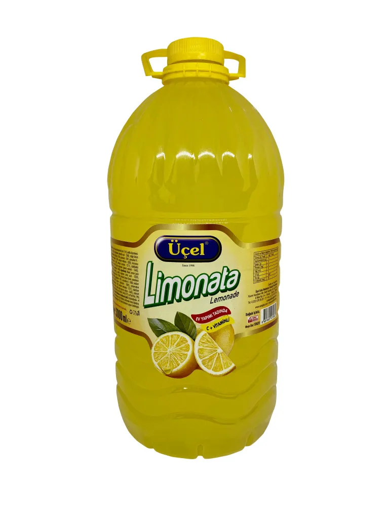 ÜÇEL LİMONATA İÇECEK 3LT*4*