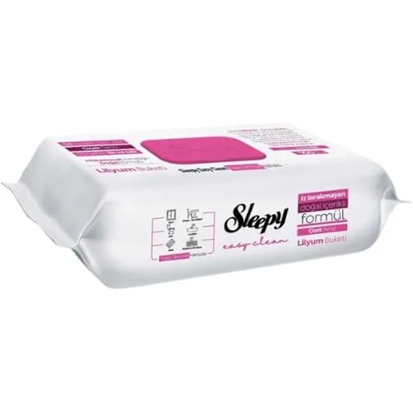 SLEEPY YÜZEY TEMİZLİK HAVLUSU LİLYUM BUKETİ 100LÜ*12