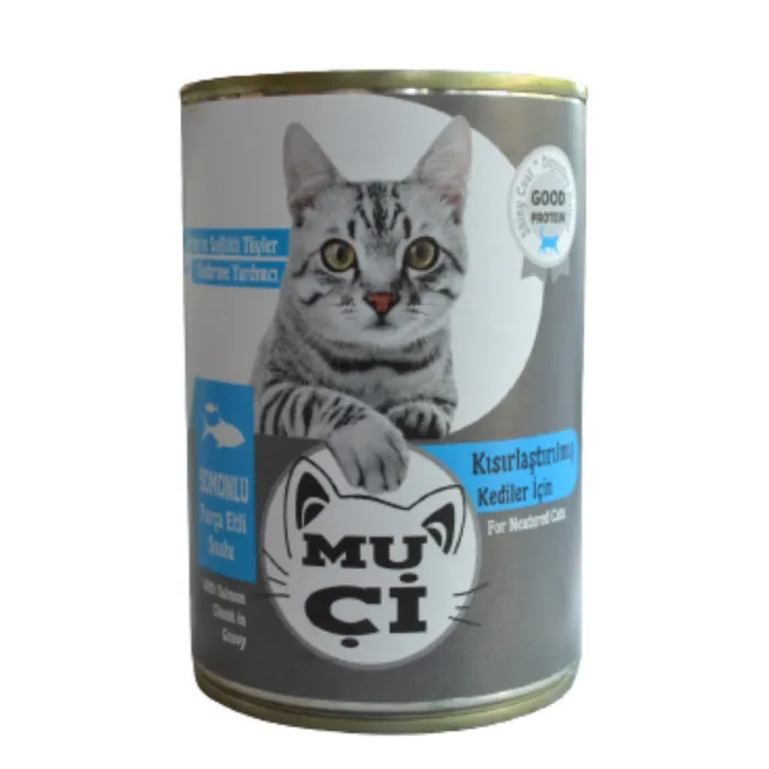 MUÇİ KEDİ KONSERVESİ KISIR SOMON 400GR*12*