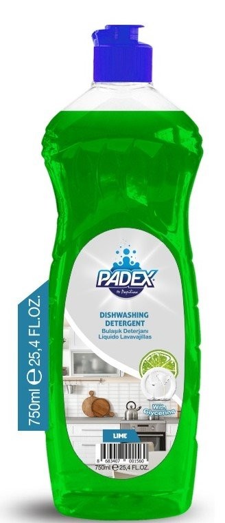 PADEX SIVI BULAŞIK DETERJANI 750ML*16*