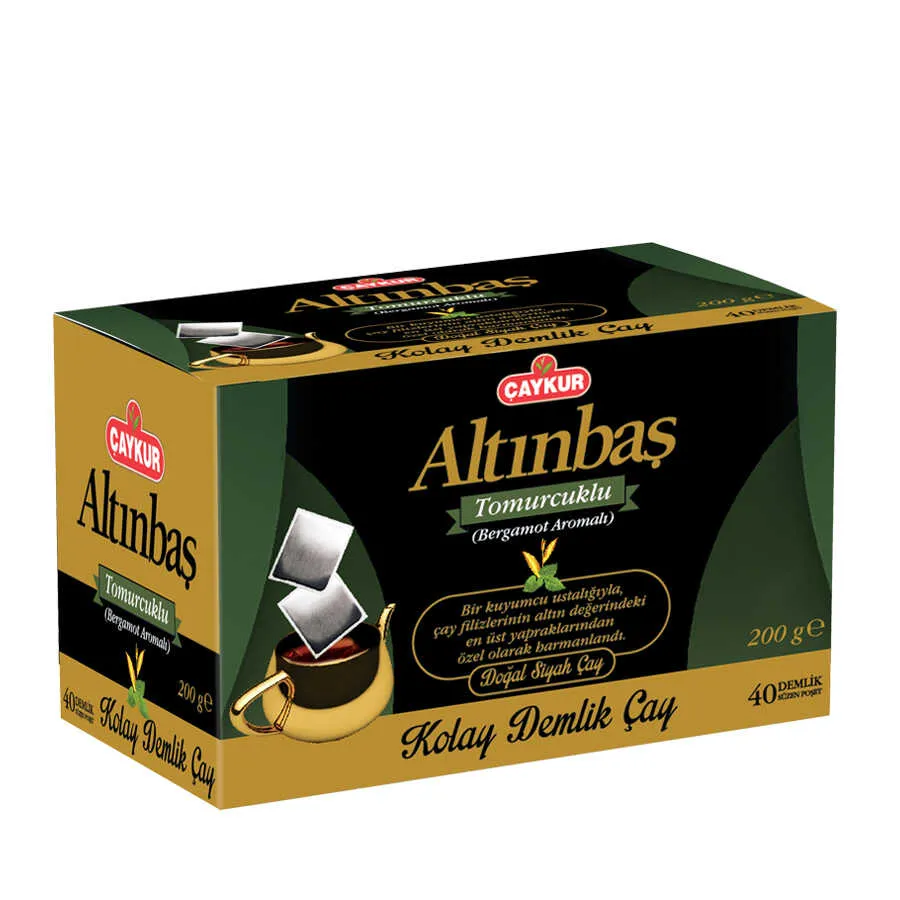 ÇAYKUR ALTINBAŞ DEMLİK POŞET BERGAMOT 200GR*16*