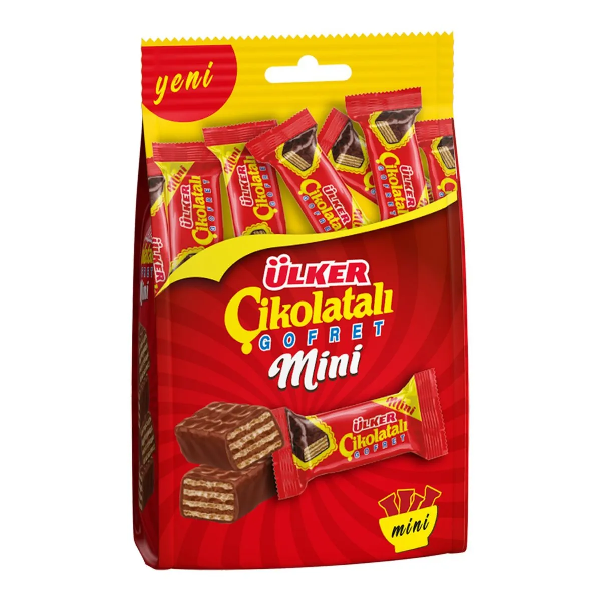 ÜLKER ÇİKOLATALI GOFRET MİNİ 82GR*10