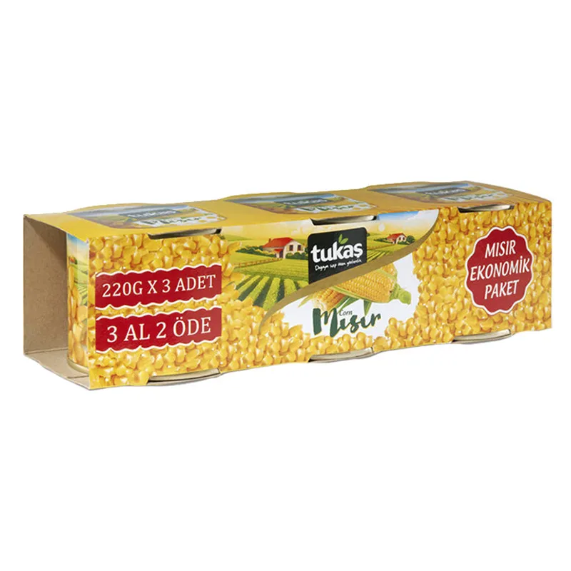 TUKAŞ MISIR 3LÜ (150GR*3)*16*