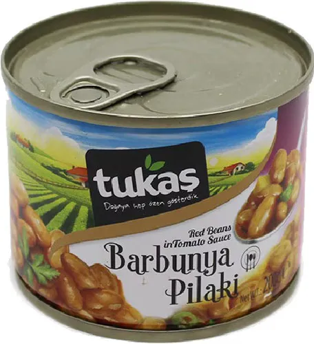 TUKAŞ Z.YAĞLI BARBUNYA PİLAKİ 200GR*12*