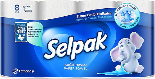 SELPAK HAVLU 8Lİ*3*