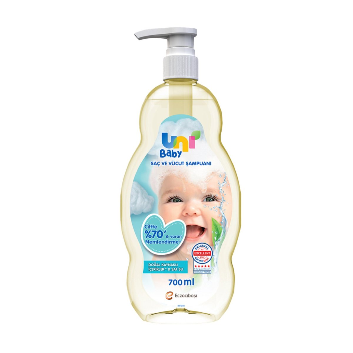 UNI BABY ŞAMPUAN 700ML*8*