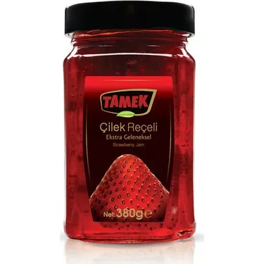 TAMEK REÇEL ÇİLEK 380 GR*12*
