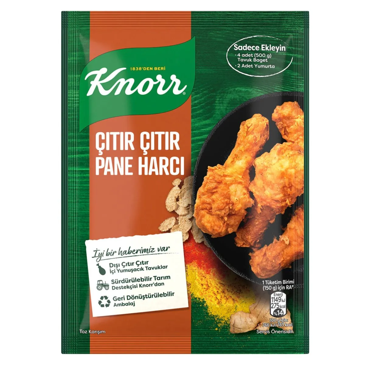 KNOR ÇITIR PANE HARÇI 90GR*(PK12-KL48)*