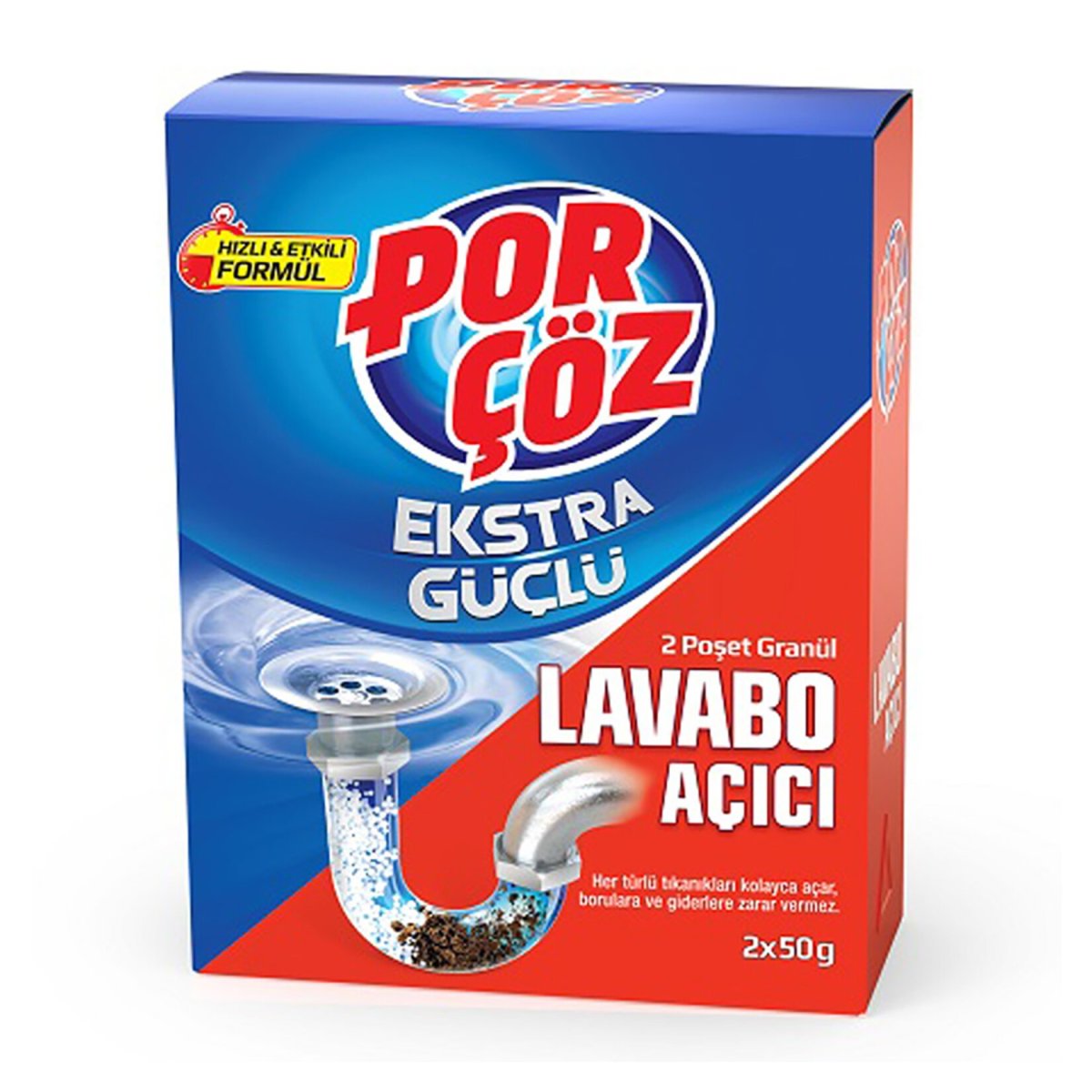 PORÇÖZ GRANÜR LAVABO AÇICI 100GR*24*