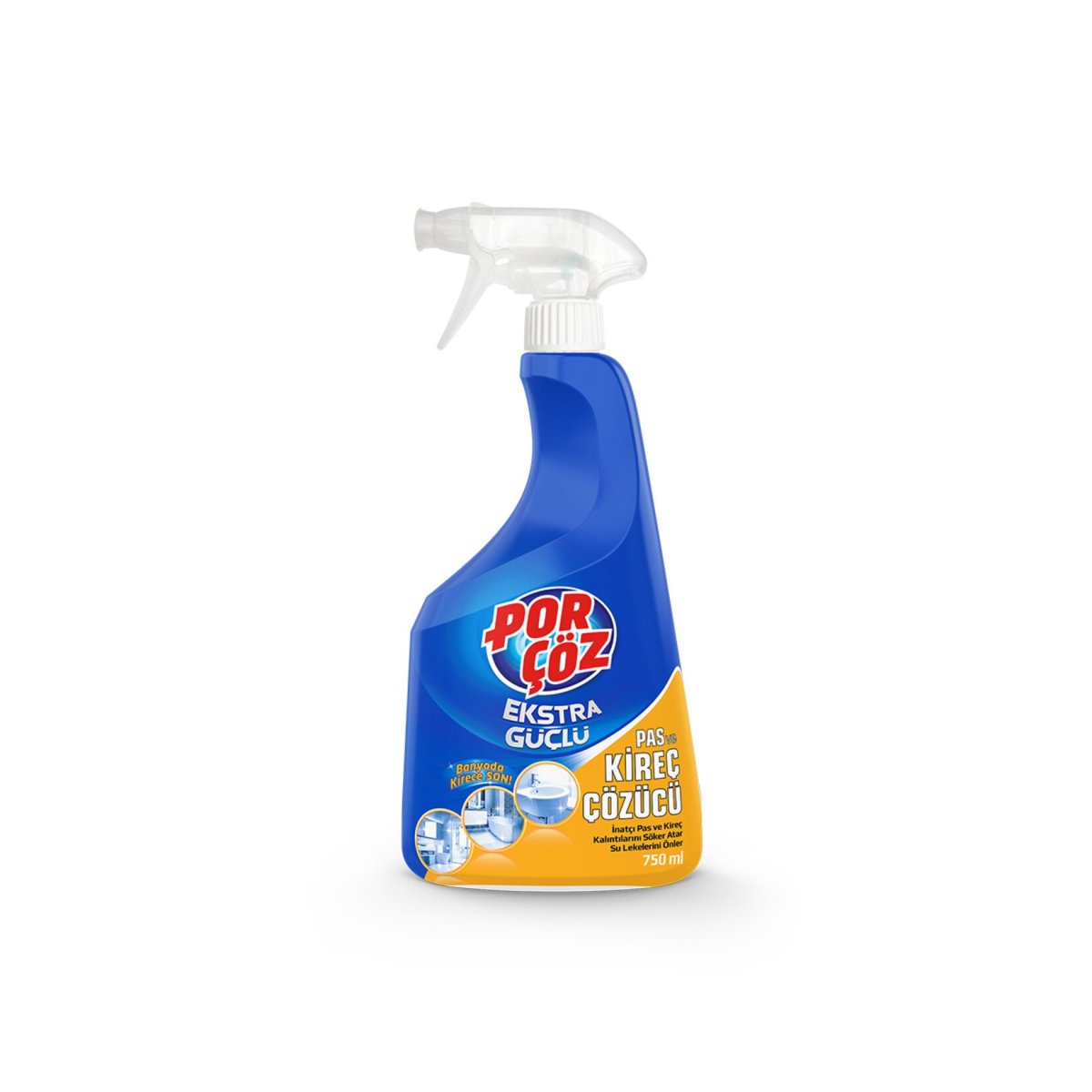 PORÇÖZ PAS VE KİREÇ ÇÖZÜCÜ SPREY 750ML*12*