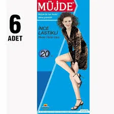 MÜJDE ÇORAP LASTİKLİ NO:57*6*