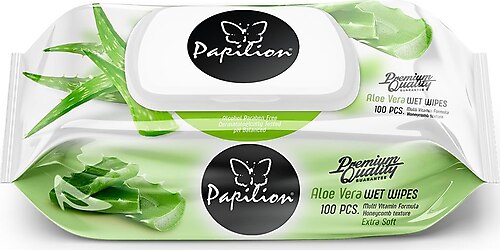 PAPİLİON 100LÜ ISLAK HAVLU ALOVERA*18*