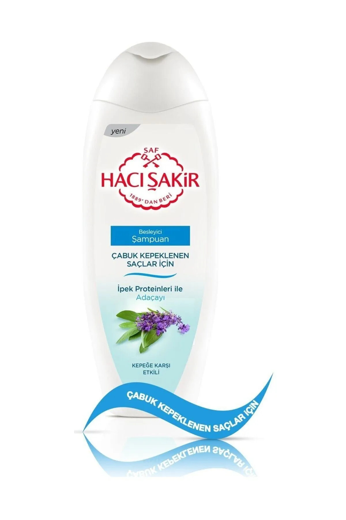 HACIŞAKİR ŞAMPUAN ADA ÇAYLI KEPEK 500GR*12*