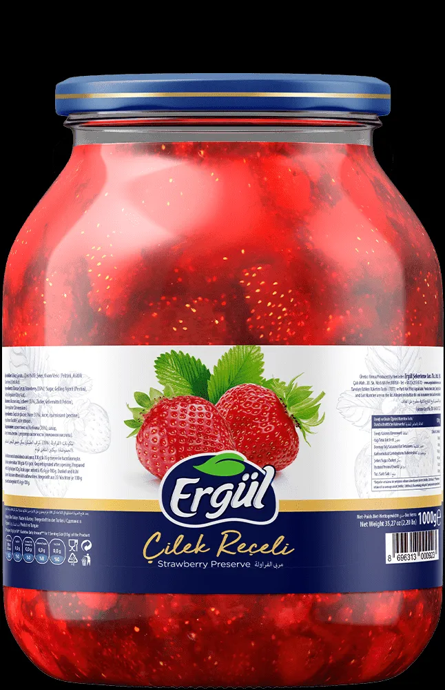 ERGÜL REÇEL 800GR ÇİLEK*9*