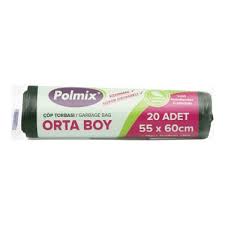 POLMİX ÇÖP TORBASI ORTA(55*60)*50*