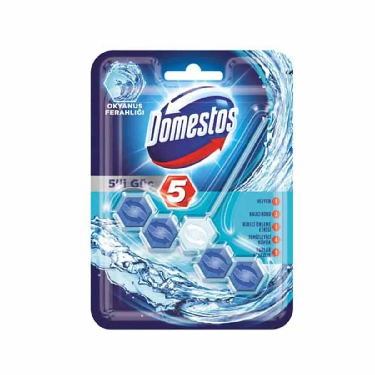 DOMESTOS WC BLOK 5Lİ OKYANUS *9