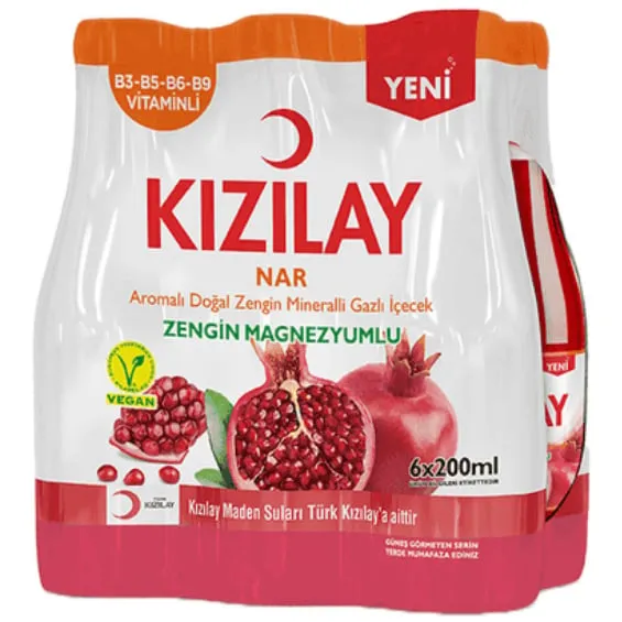 KIZILAY SODA NAR 200ML*(PK6-KL24)
